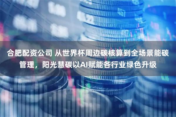 合肥配资公司 从世界杯周边碳核算到全场景能碳管理，阳光慧碳以AI赋能各行业绿色升级